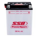 CB14L-A2 SSB Powersport Flooded Motorcycle Battery