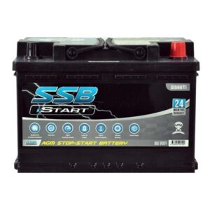 SS66TI SSB Stop Start VRLA (AGM) Battery