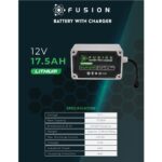 K-LFP-12-17.5 Fusion Lithium-ion FPV Kayak Battery Pack with Charger