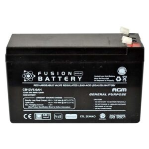 CB12V5.0AH Fusion AGM 12V Deep Cycle Battery