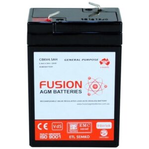 CB6V4.5AH Fusion AGM 6V Deep Cycle Battery