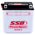 CB16B-A SSB Powersport Flooded Motorcycle Battery