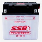 CB16C-B SSB Powersport Flooded Motorcycle Battery