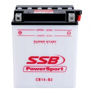 CB14-B2 SSB Powersport Flooded Motorcycle Battery