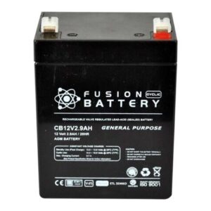 CB12V2.9AH Fusion AGM 12V Deep Cycle Battery
