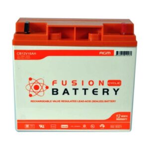 CB12V18AH Fusion AGM 12V Deep Cycle Battery