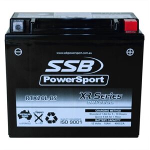 RTX20L-BS SSB XR Series Motorcycle Battery