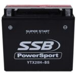 YTX20H-BS SSB Powersport MF Motorcycle Battery