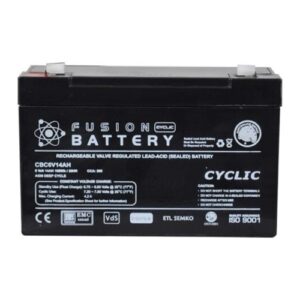 CBC6V14AH Fusion AGM 6V Deep Cycle Battery