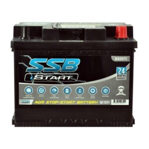 SS55Ti  SSB Stop Start VRLA (AGM) Battery