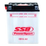 CB14-A2 SSB Powersport Flooded Motorcycle Battery