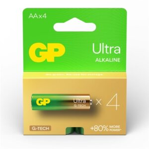 GP Ultra Alkaline AA – Card of 4