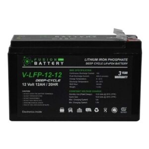 V-LFP-12-12 Fusion Lithium 12V Deep Cycle Battery