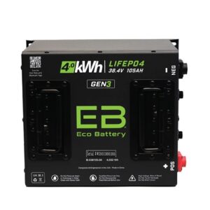 Eco Battery Gen 3 Lithium Golf Cart Battery - 38v 105Ah - 10 year Warranty