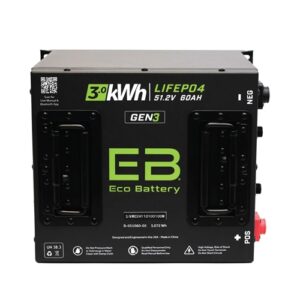 Eco Battery Lithium Golf Cart Battery Gen 3 - 51v 60Ah - 10 Year Warranty